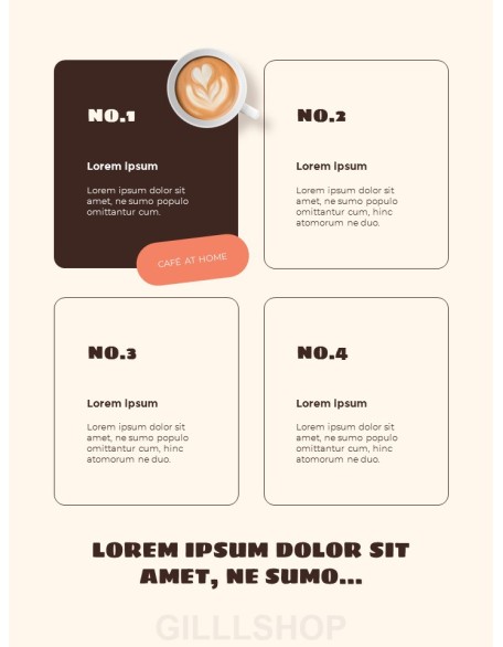 Café at Home Coffee Theme Easy PPT Template