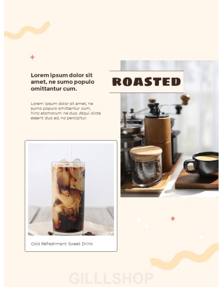 Café at Home Coffee Theme Easy PPT Template