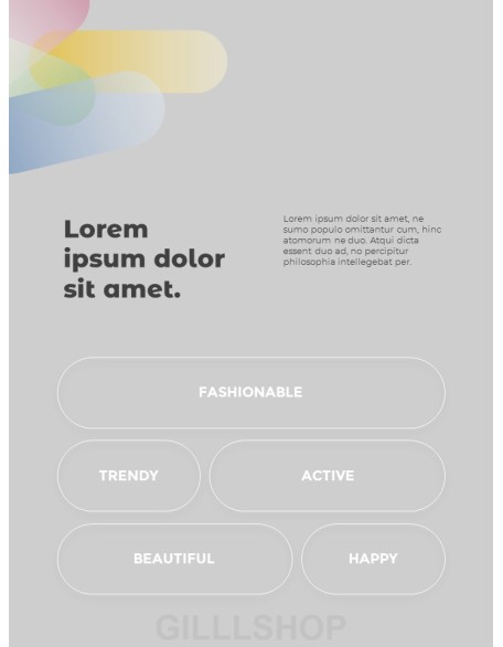 Beautiful Senior Life design presentation template