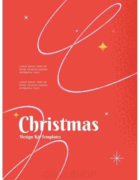 Christmas Design Kit business plan template ppt