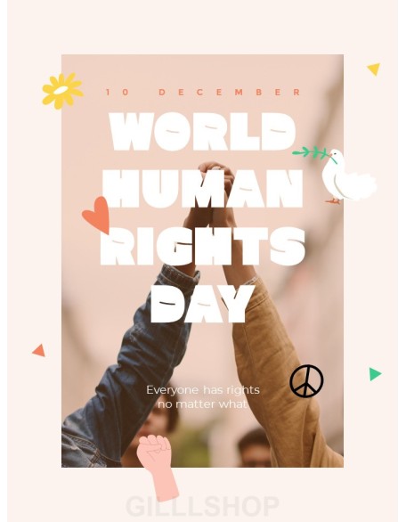 World Human Rights Day Theme PPT Slides