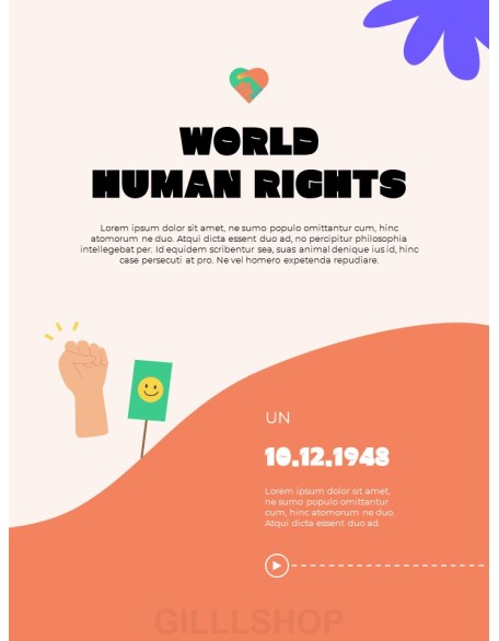 World Human Rights Day Theme PPT Slides