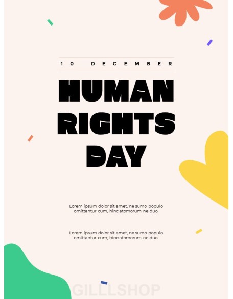 World Human Rights Day Theme PPT Slides