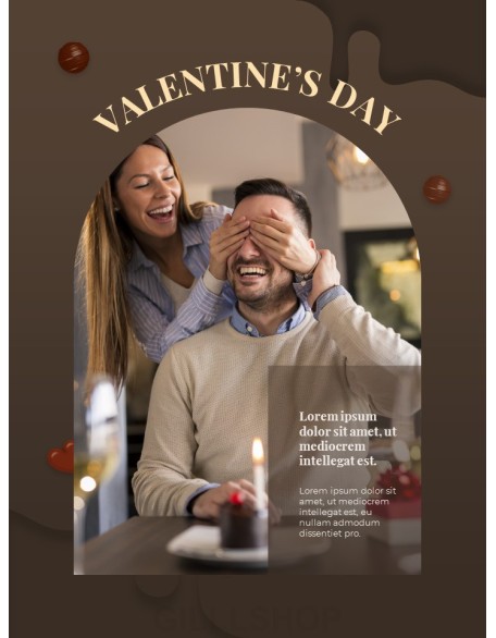 Sweet Valentine’s Day Theme best ppt template