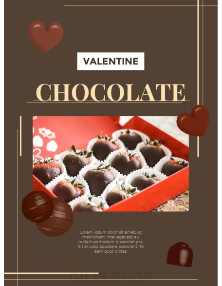 Sweet Valentine’s Day Theme best ppt template