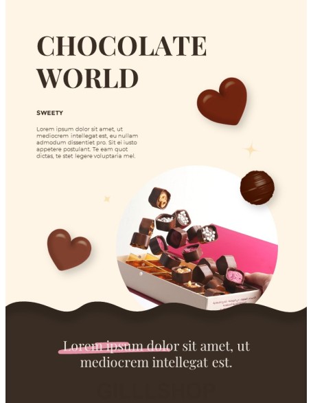 Sweet Valentine’s Day Theme best ppt template