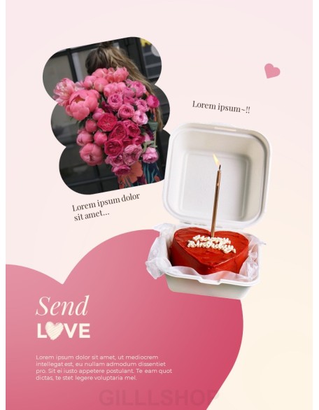 Sweet Valentine’s Day Theme best ppt template