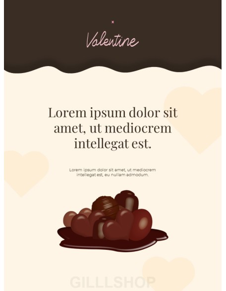 Sweet Valentine’s Day Theme best ppt template