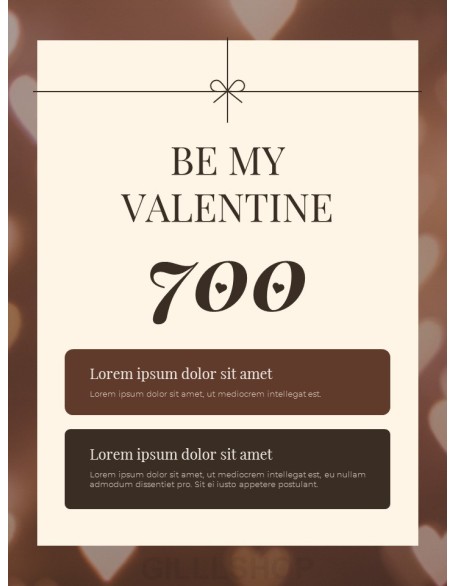 Sweet Valentine’s Day Theme best ppt template