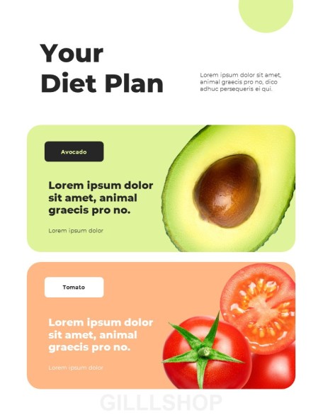 Healthy Diet Plan template ppt