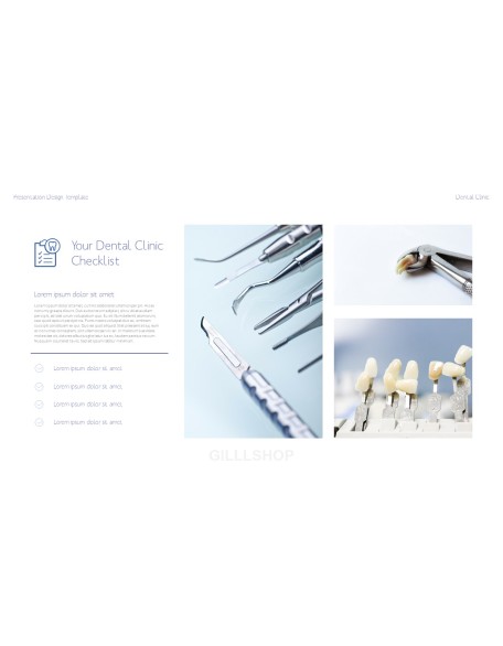 Dental Clinic Simple PowerPoint Templates