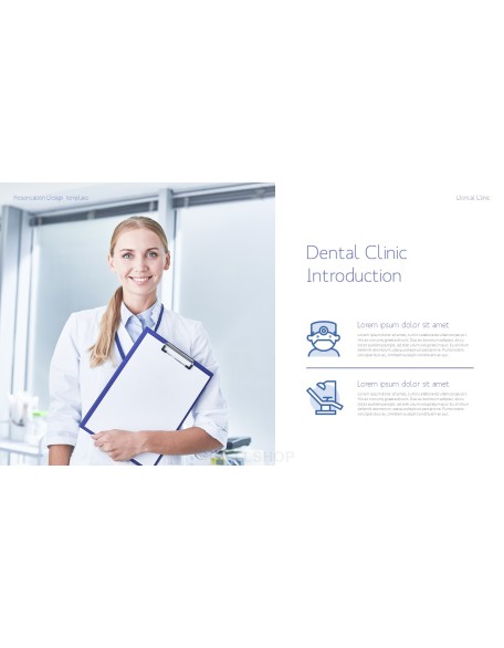 Dental Clinic Simple PowerPoint Templates