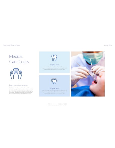 Dental Clinic Simple PowerPoint Templates