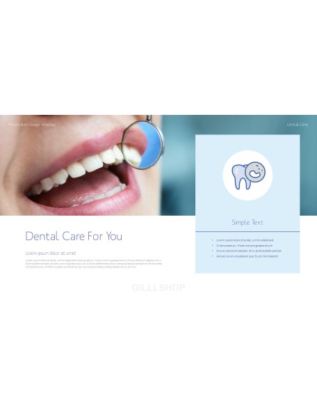 Dental Clinic Simple PowerPoint Templates