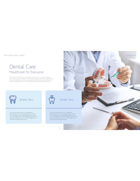 Dental Clinic Simple PowerPoint Templates