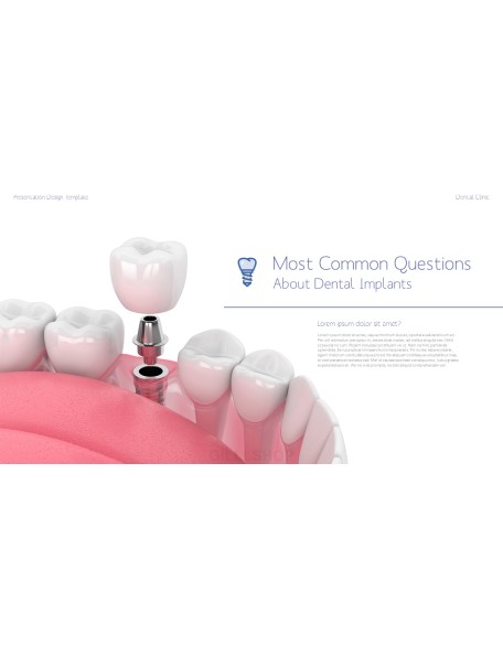 Dental Clinic Simple PowerPoint Templates