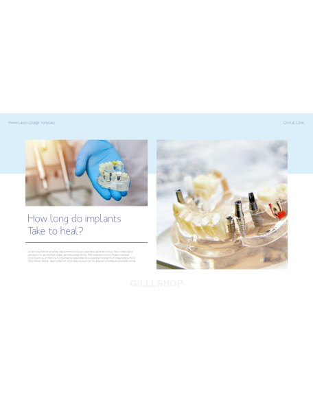 Dental Clinic Simple PowerPoint Templates