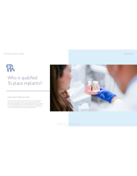 Dental Clinic Simple PowerPoint Templates