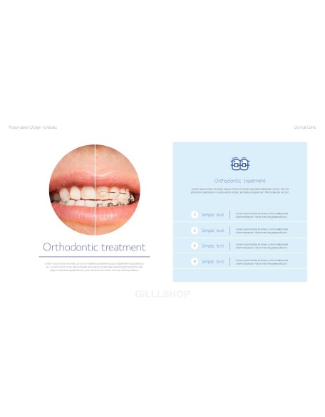 Dental Clinic Simple PowerPoint Templates
