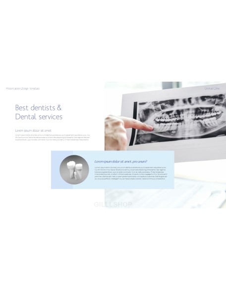 Dental Clinic Simple PowerPoint Templates
