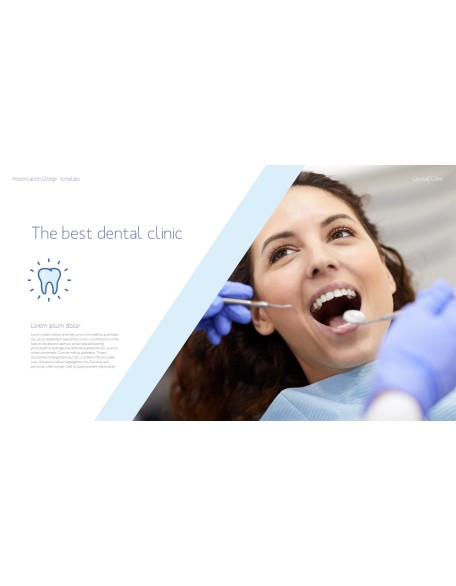 Dental Clinic Simple PowerPoint Templates