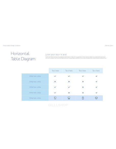 Dental Clinic Simple PowerPoint Templates