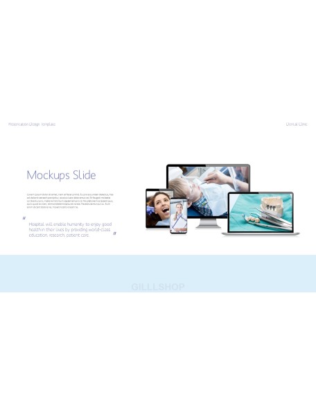 Dental Clinic Simple PowerPoint Templates