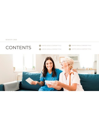 Senior Care Business PowerPoint Templates