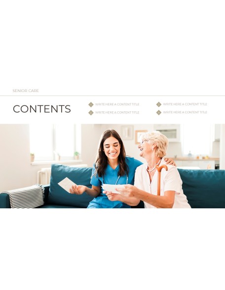 Senior Care Business PowerPoint Templates