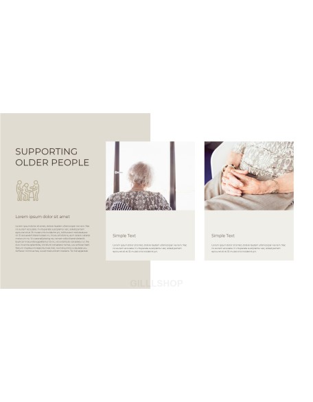 Senior Care Business PowerPoint Templates