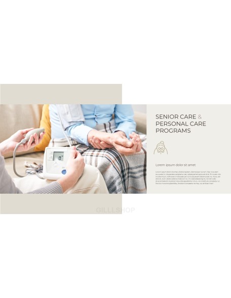 Senior Care Business PowerPoint Templates