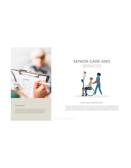 Senior Care Business PowerPoint Templates