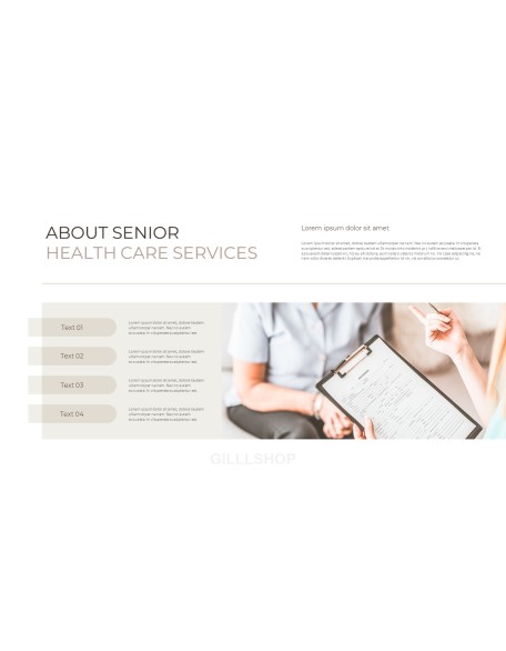 Senior Care Business PowerPoint Templates