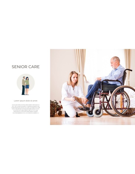 Senior Care Business PowerPoint Templates