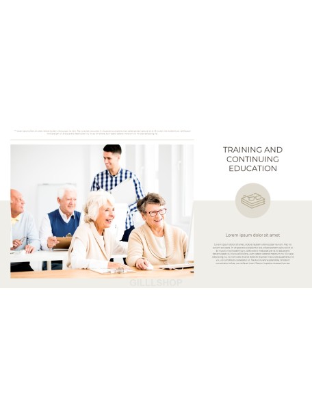 Senior Care Business PowerPoint Templates