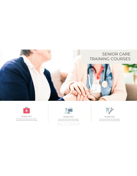 Senior Care Business PowerPoint Templates