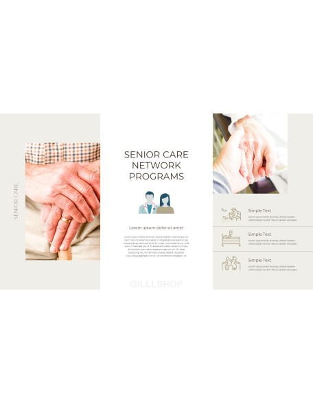 Senior Care Business PowerPoint Templates