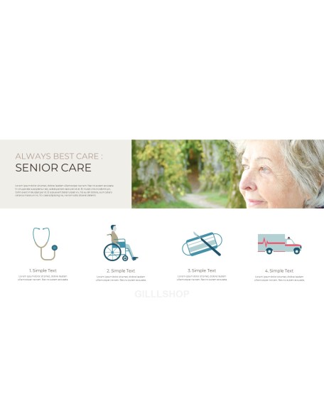 Senior Care Business PowerPoint Templates