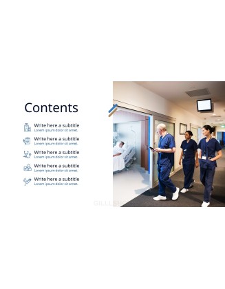 Hospital introduction Themes for PowerPoint