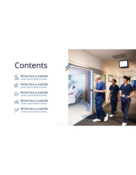 Hospital introduction Themes for PowerPoint