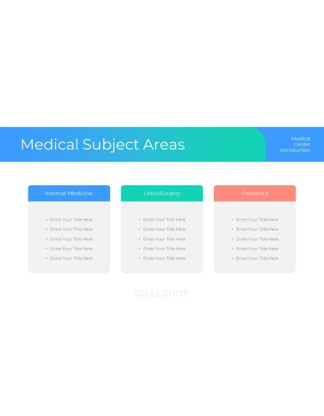 Medical Center company profile ppt template