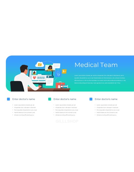 Medical Center company profile ppt template