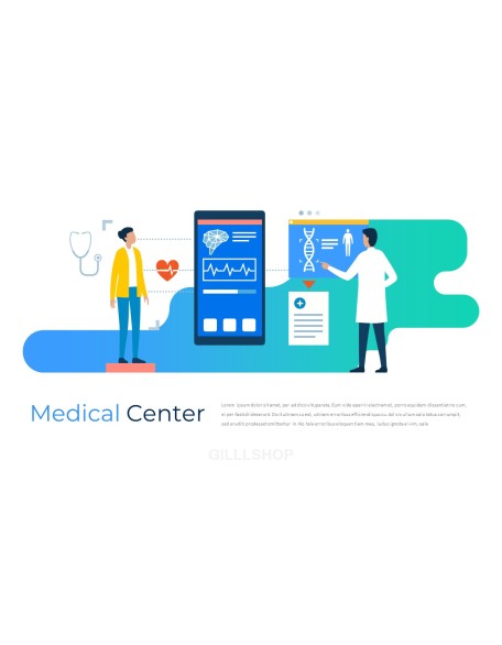 Medical Center company profile ppt template