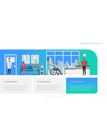 Medical Center company profile ppt template