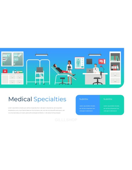 Medical Center company profile ppt template