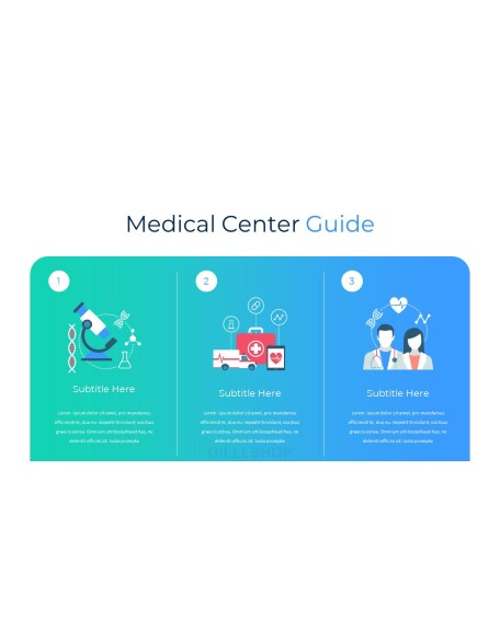 Medical Center company profile ppt template