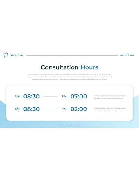 Dental Clinic ppt presentation slides