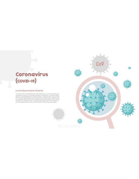 Post-Coronavirus World -  Social Distancing Simple PowerPoint Template Design