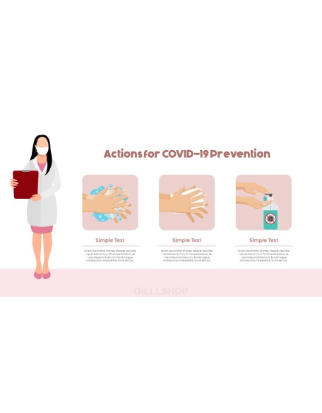 Post-Coronavirus World -  Social Distancing Simple PowerPoint Template Design