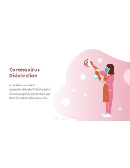 Post-Coronavirus World -  Social Distancing Simple PowerPoint Template Design